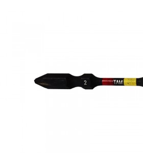 نوک پیچ گوشتی چهارسو دوسو T.A.M سایز 6.5 سانت بسته 10 عددی