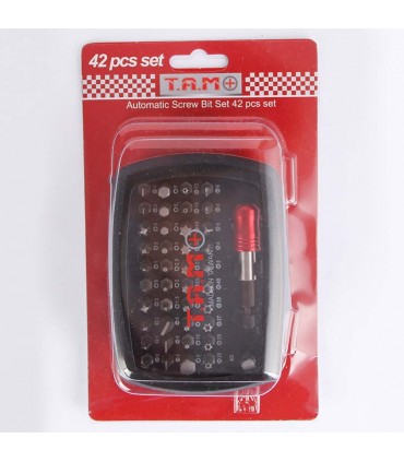 Automatic screw bit set