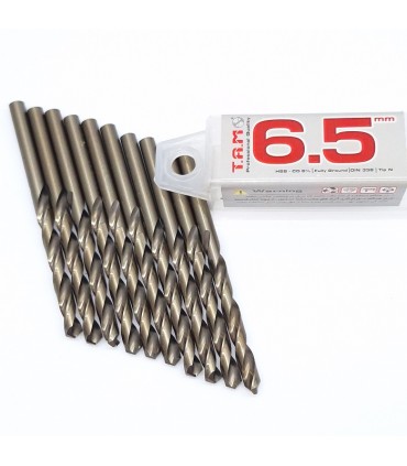 HSS T.A.M Cobalt Drill bit Size 6.5mm