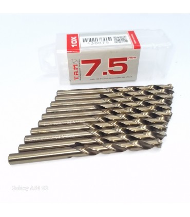HSS T.A.M Cobalt Drill bit Size 7.5mm