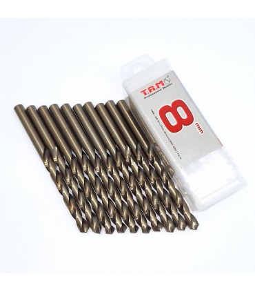HSS T.A.M Cobalt Drill bit Size 8mm